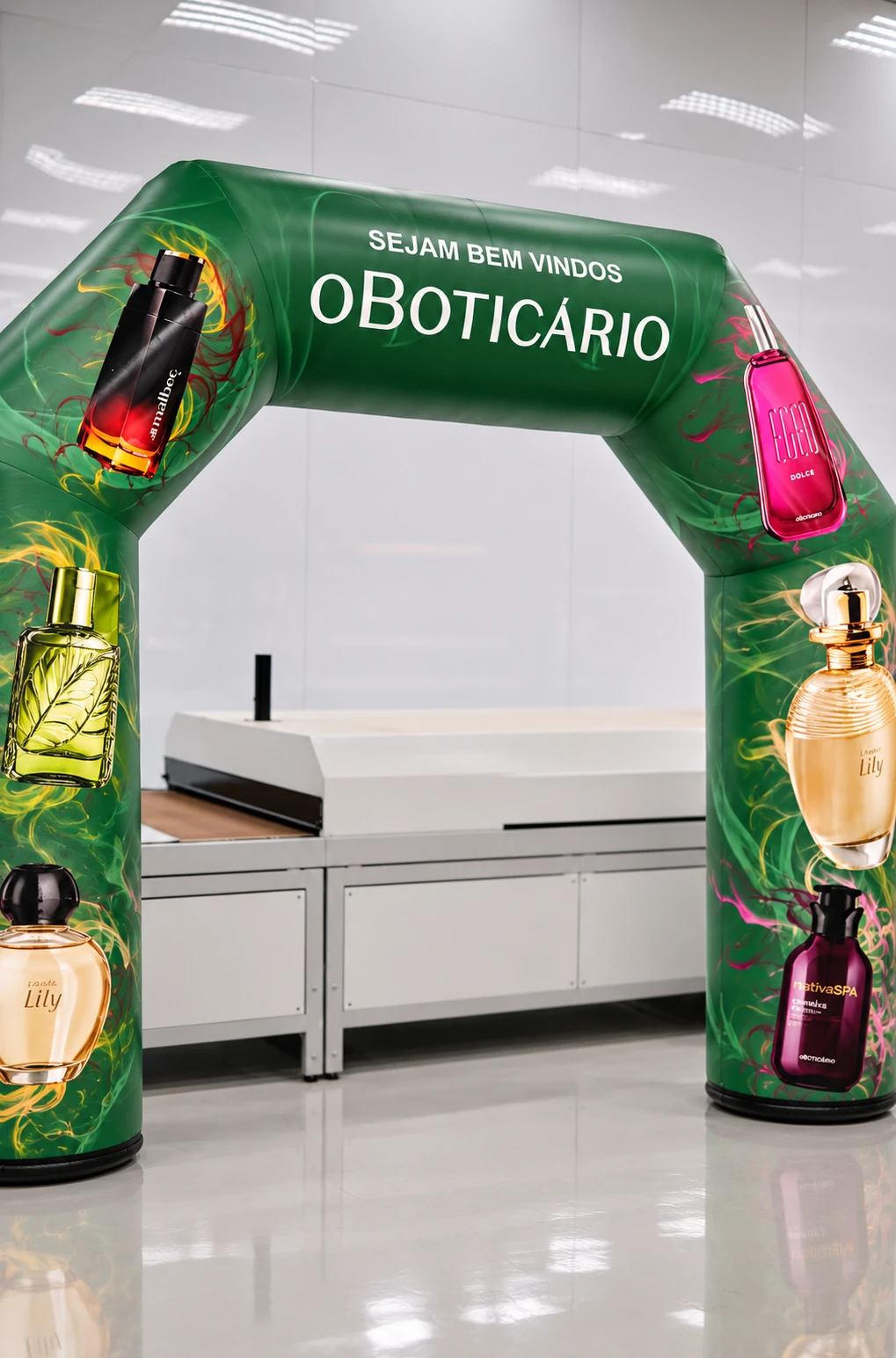 O Boticário — arco inflável personalizado