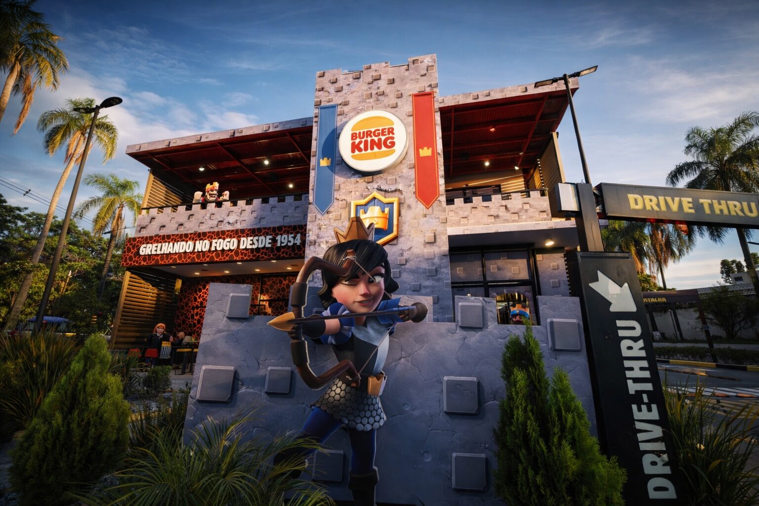 Burger King x Clash Royale — Positivação